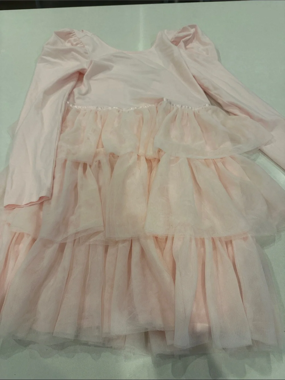 Janie and Jack Pale Pink Girls' Tulle Dress